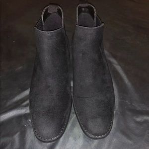 HARRISON MYLES ~ MENS BLACK ANKLE CHELSEA BOOTS